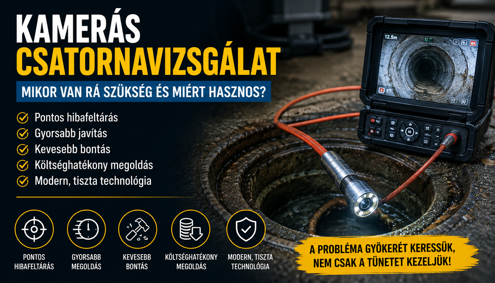Kamerás csatornavizsgálat – Mikor van rá szükség és miért hasznos?