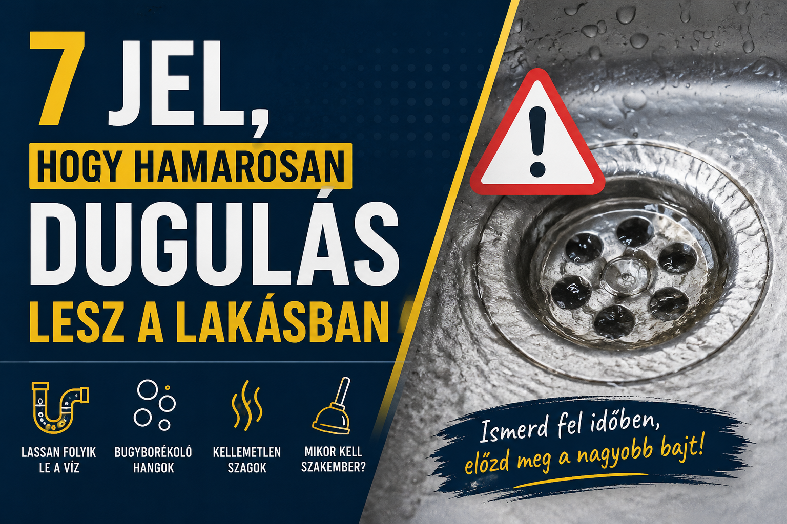 7 jel, hogy hamarosan dugulás lesz a lakásban – Ezt ne hagyd figyelmen kívül!